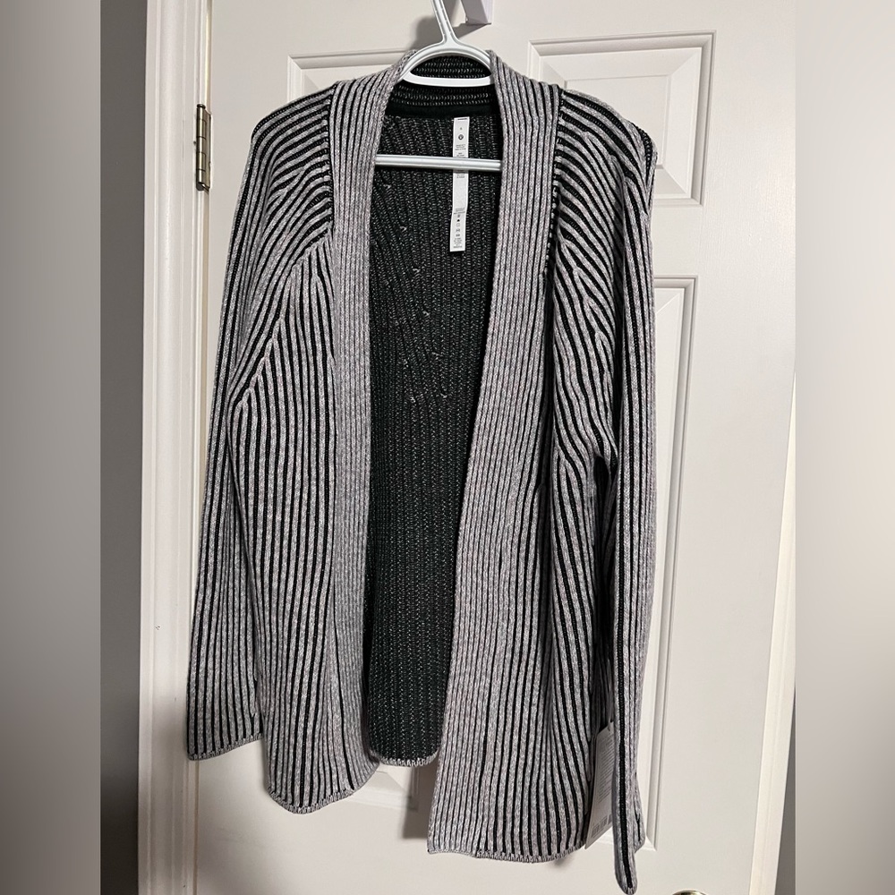 Lululemon Cotton Cashmere Blend Wrap Sweater NWT new with tags size 6